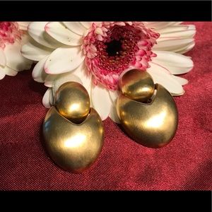 🔆 Vintage golden clip earrings